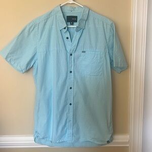 Light Blue Hurley Polo Button up